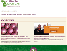Tablet Screenshot of cultivatemichigan.org